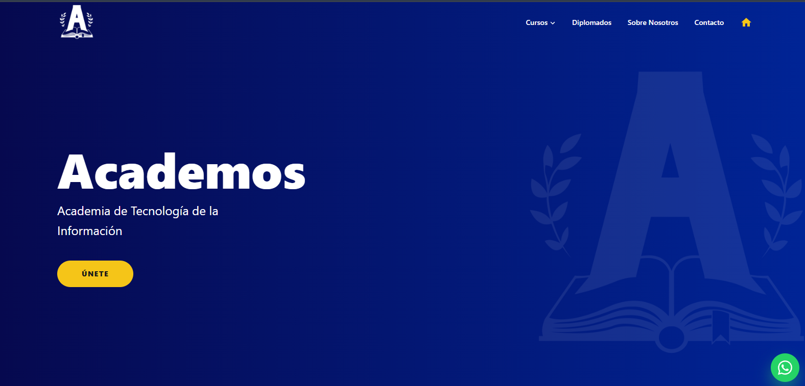 Portal Web Institucional para Academos